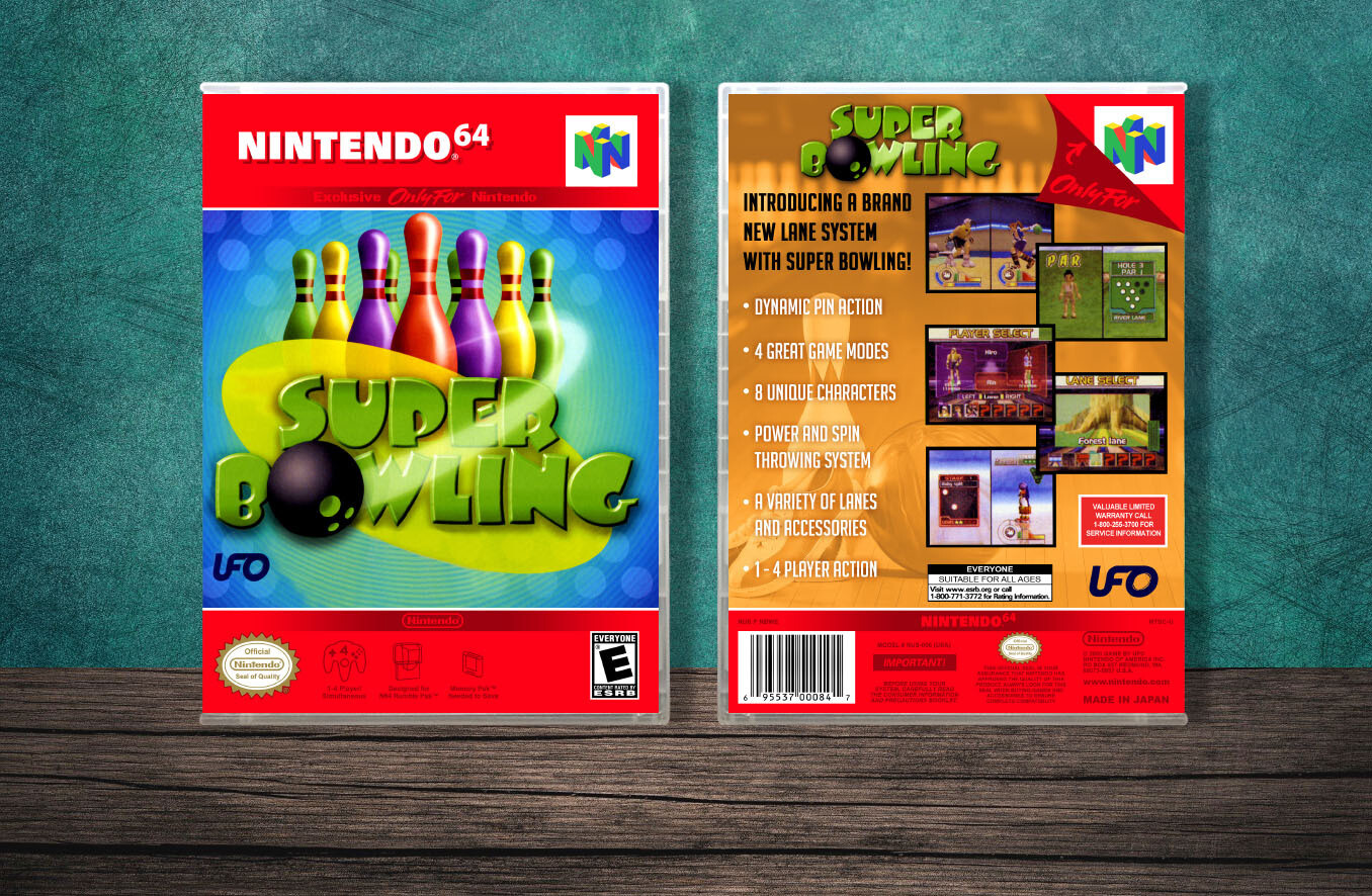 Super Bowling, Case Color: CLEAR (Transparent)