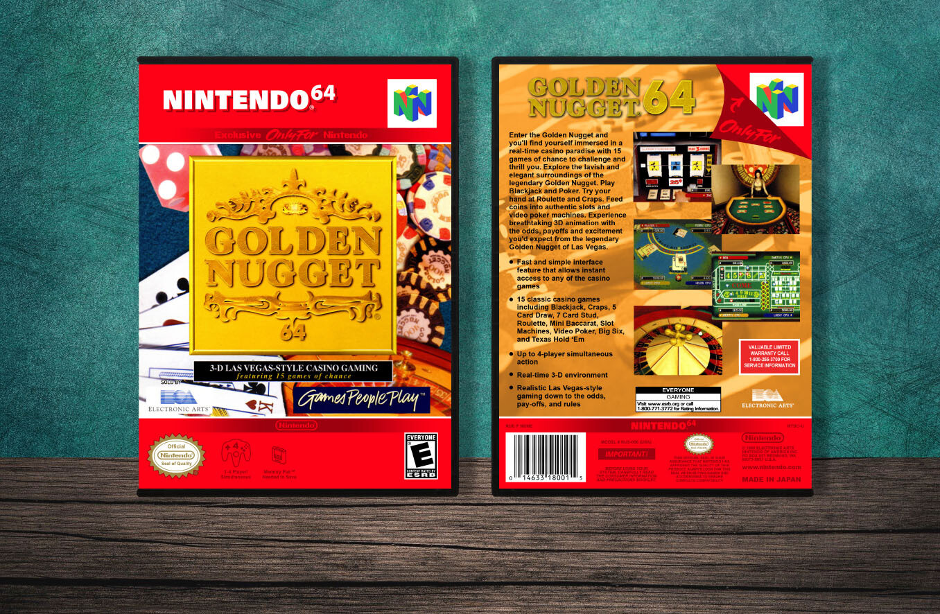 Golden Nugget 64, Case Color: DARK GREY (OEM DS CASE COLOR)