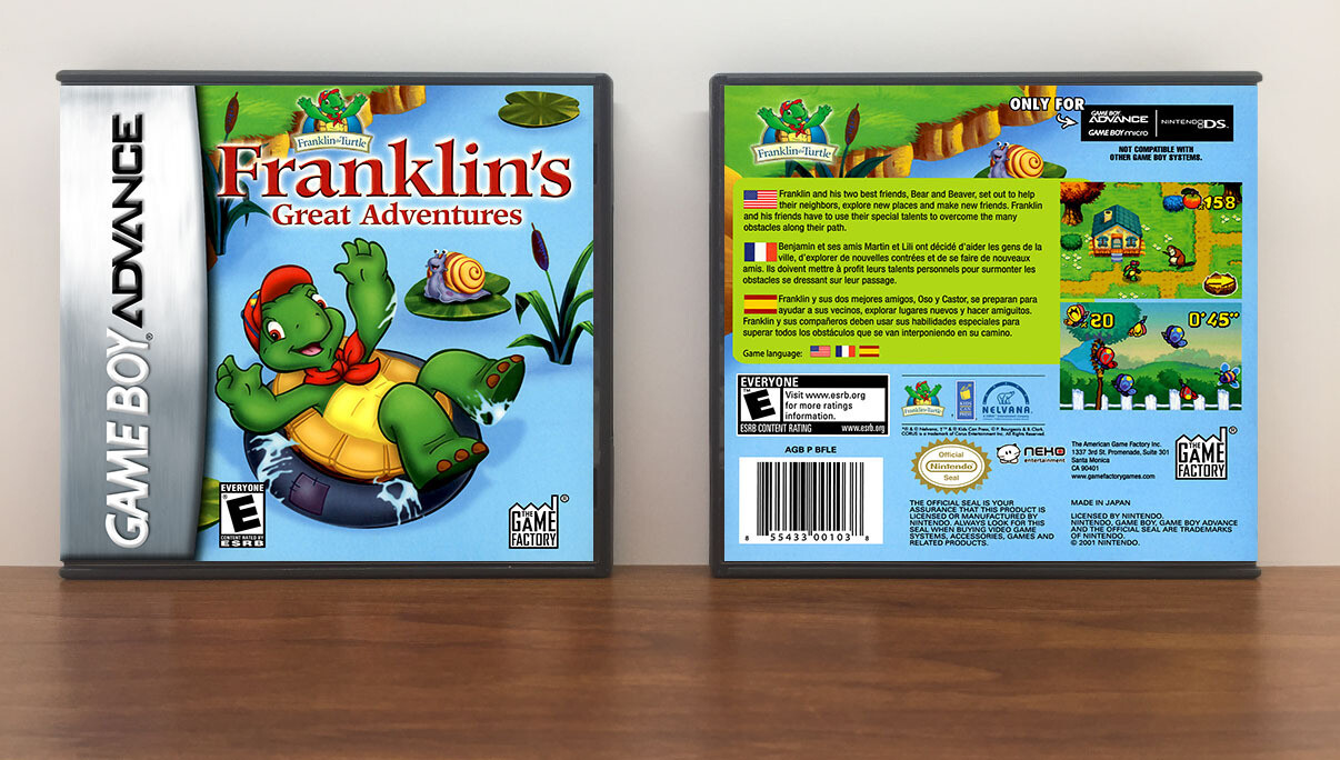 Franklin&#39;s Great Adventures, Artwork Spine Color: Chrome