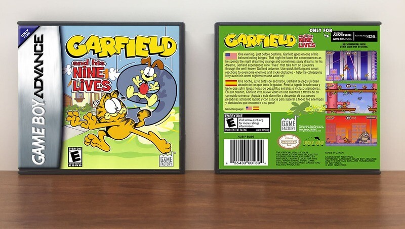 Garfield and His Nine Lives, Artwork Spine Color: Chrome