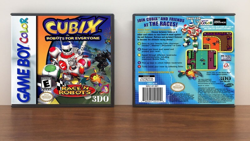 Cubix: Robots for Everyone Race n&#39; Robots, Artwork Spine Color: Chrome