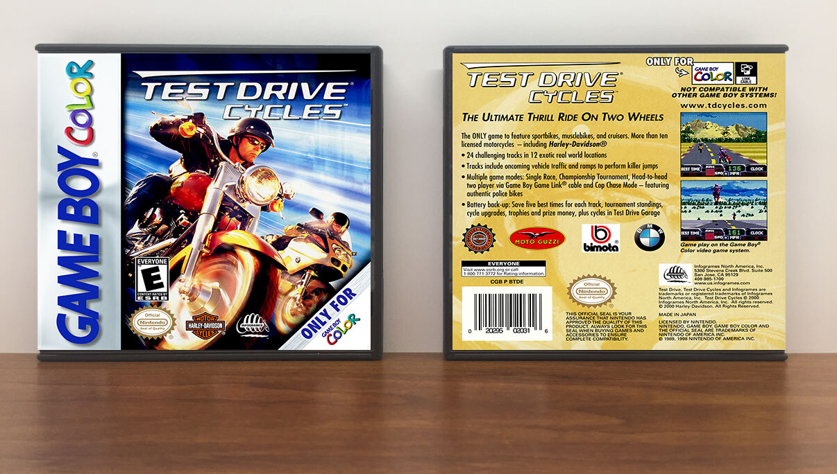 Test Drive Cycles, Artwork Spine Color: Chrome