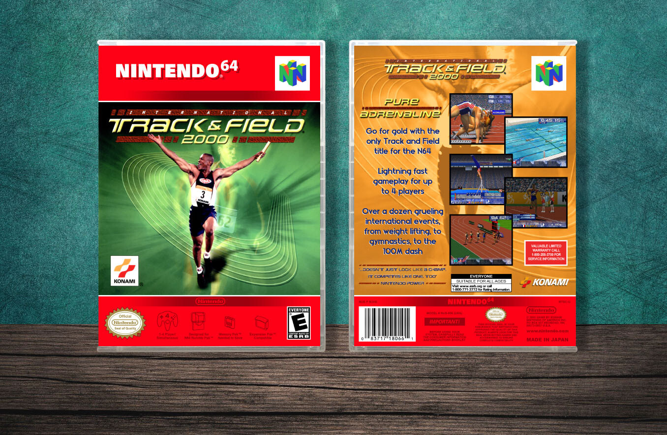 International Track &amp; Field 2000, Case Color: CLEAR (Transparent)