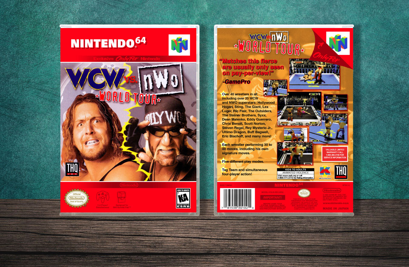WCW vs NWO: World Tour, Case Color: CLEAR (Transparent)