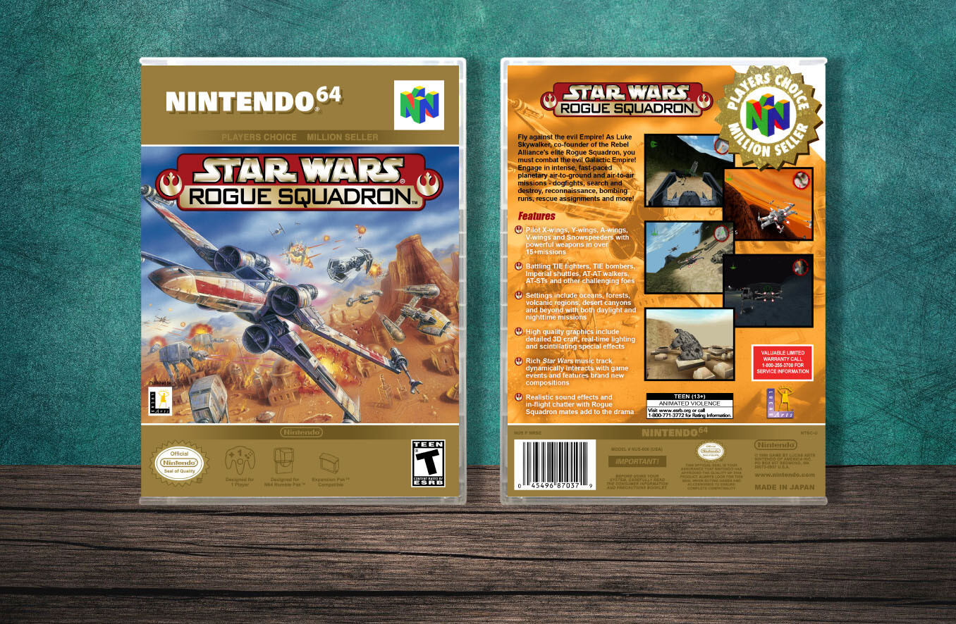 Star Wars Rogue Squadron (PC), Case Color: CLEAR (Transparent)