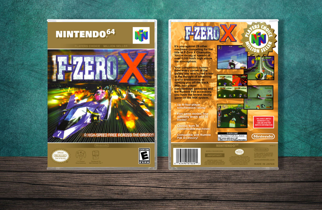 F-Zero X (PC), Case Color: CLEAR (Transparent)