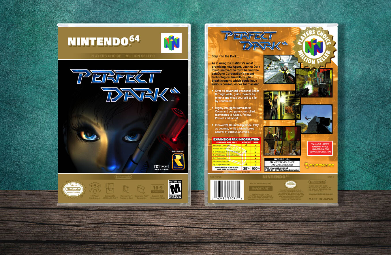 Perfect Dark (PC), Case Color: CLEAR (Transparent)