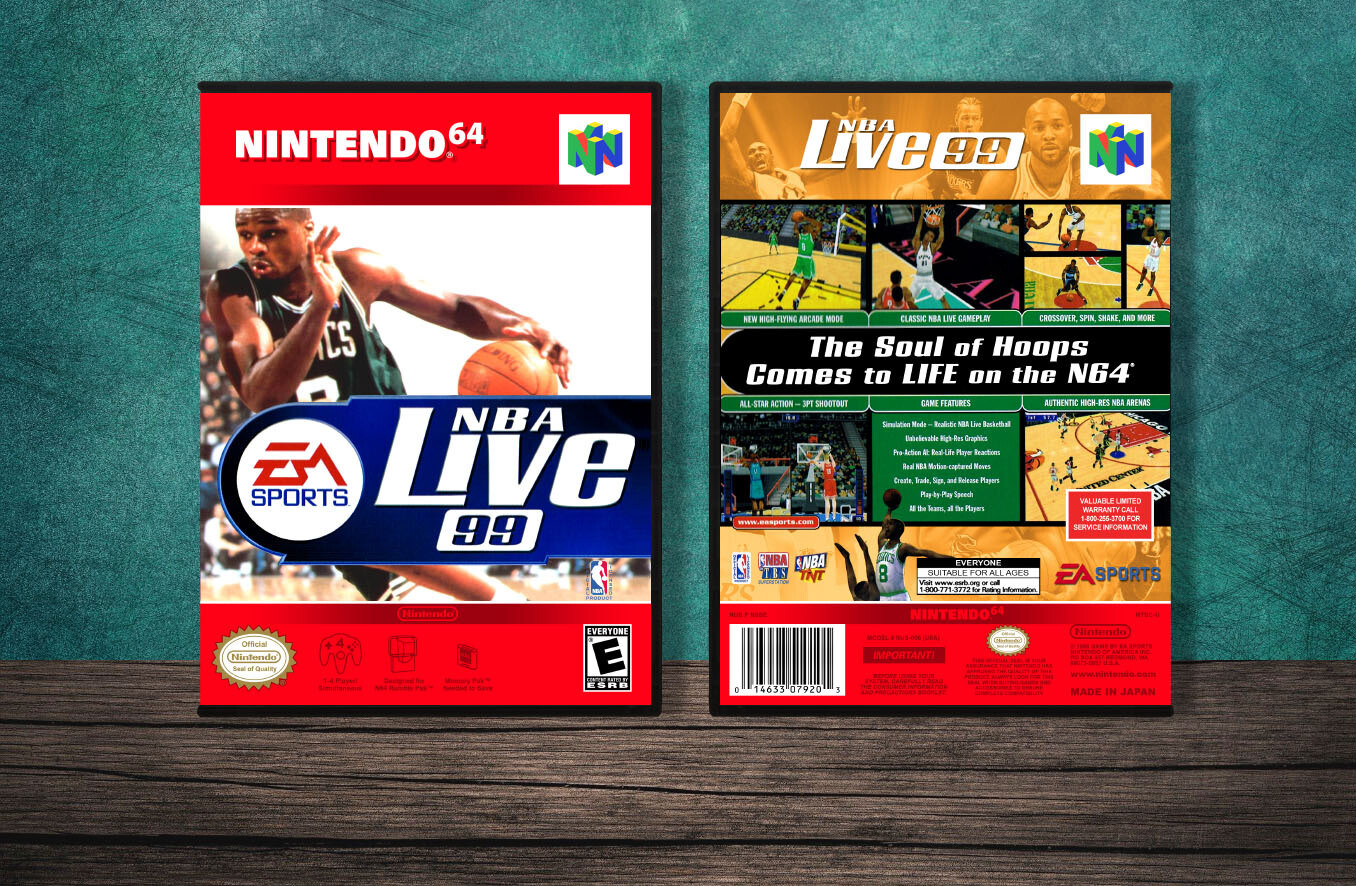 NBA Live &#39;99, Case Color: DARK GREY (OEM DS CASE COLOR)