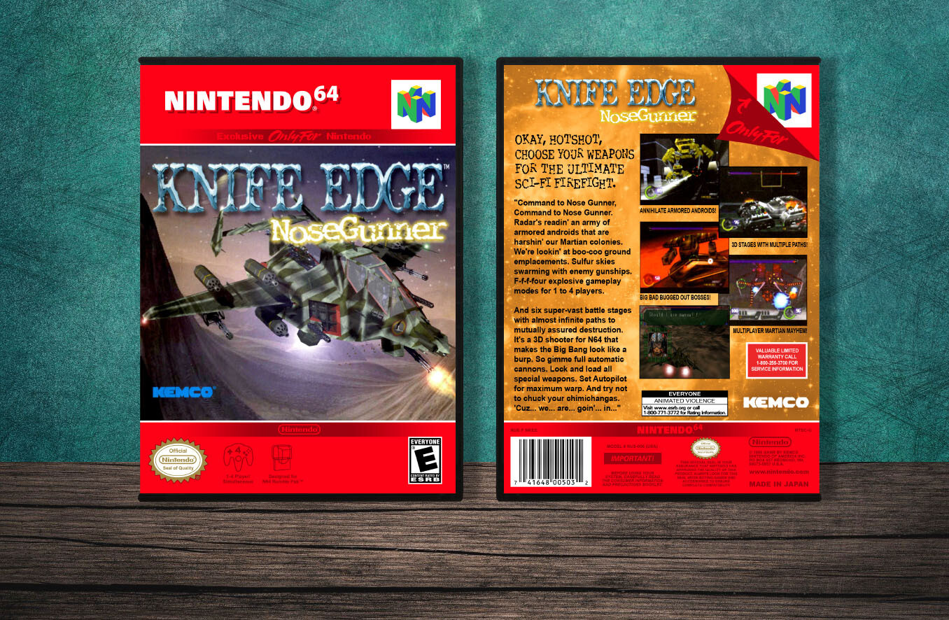 Knife Edge: Nose Gunner, Case Color: DARK GREY (OEM DS CASE COLOR)