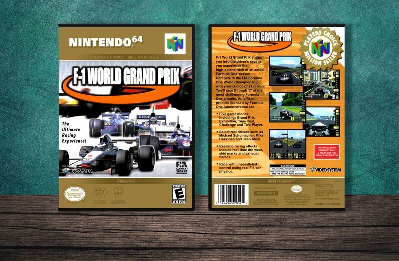 F-1 World Grand Prix (PC), Case Color: DARK GREY (OEM DS CASE COLOR)