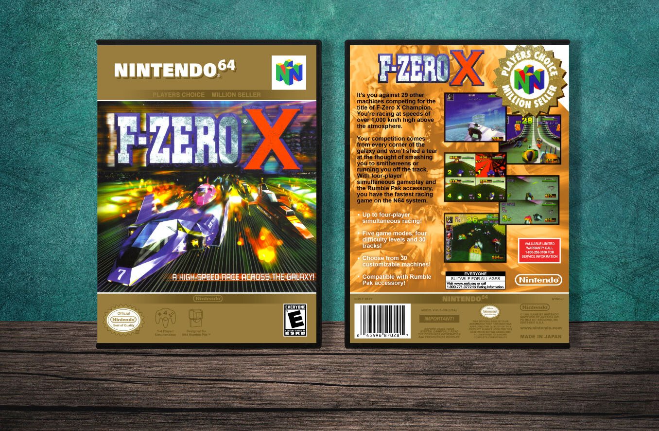 F-Zero X (PC), Case Color: DARK GREY (OEM DS CASE COLOR)