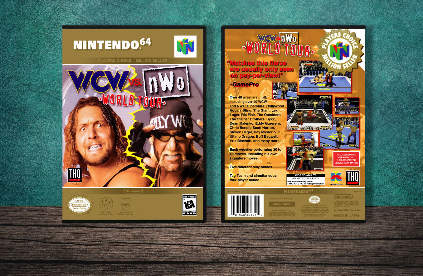 WCW vs NWO: World Tour (PC), Case Color: DARK GREY (OEM DS CASE COLOR)