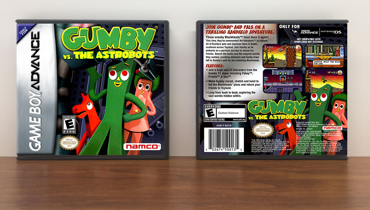 Gumby vs. the Astrobots, Artwork Spine Color: Chrome