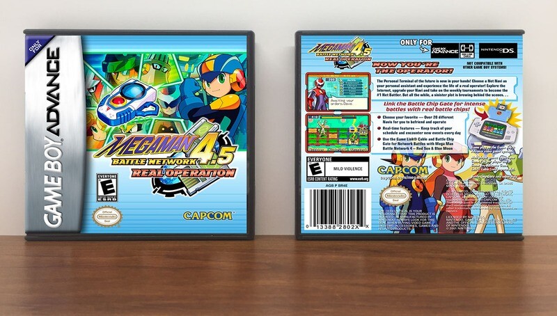 Mega Man Battle Network 4.5: Real Operation, Artwork Spine Color: Chrome