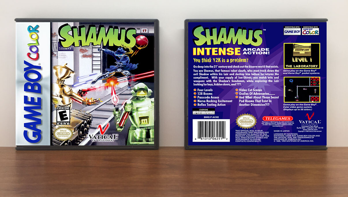 Shamus, Artwork Spine Color: Chrome