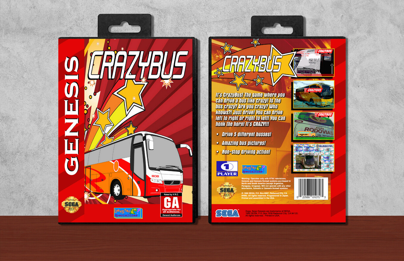 CrazyBus, Case Color: Black