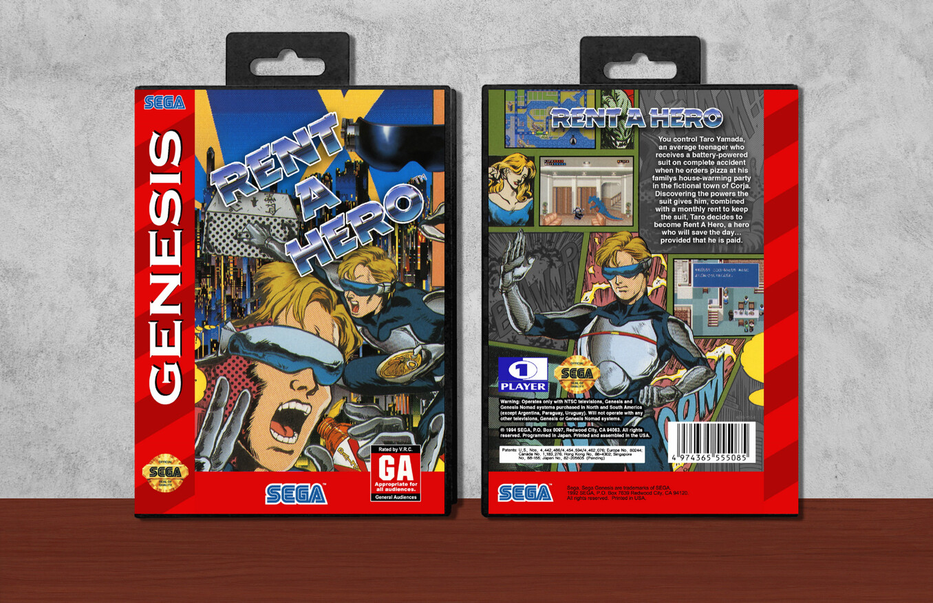 Rent-A-Hero, Case Color: Black