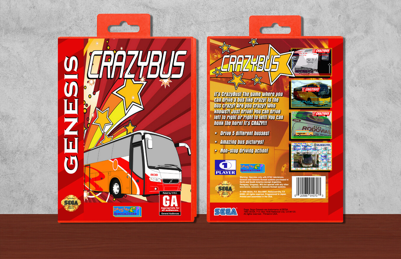 CrazyBus, Case Color: Red