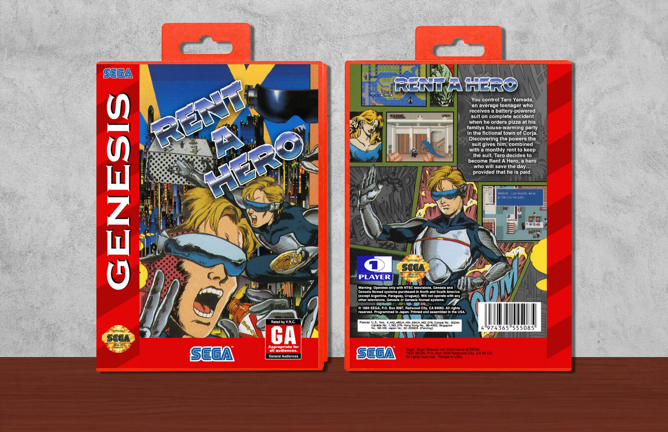 Rent-A-Hero, Case Color: Red