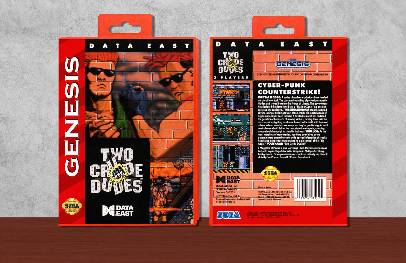 Two Crude Dudes, Case Color: Red