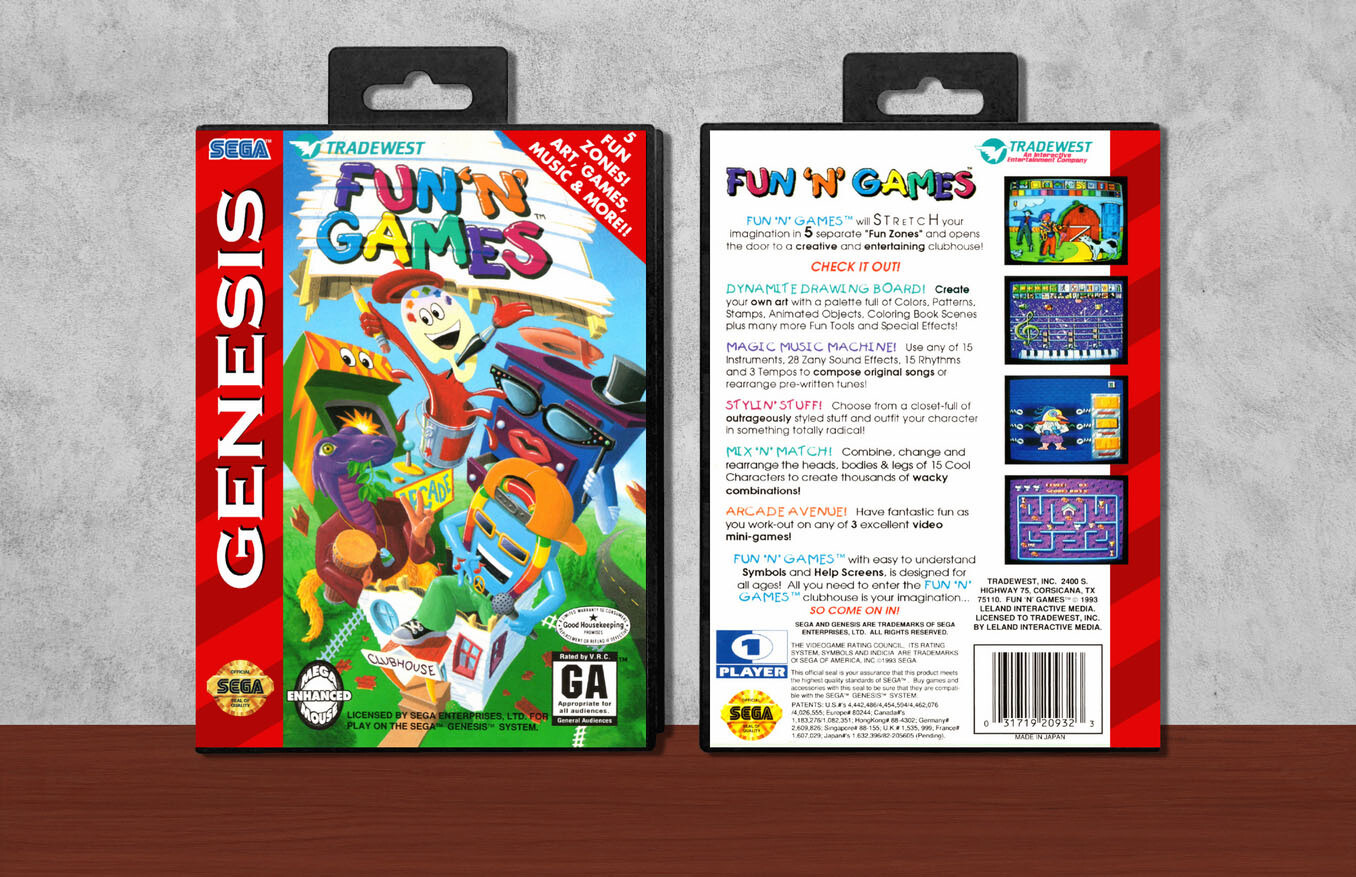 Fun &#39;n Games, Case Color: Black