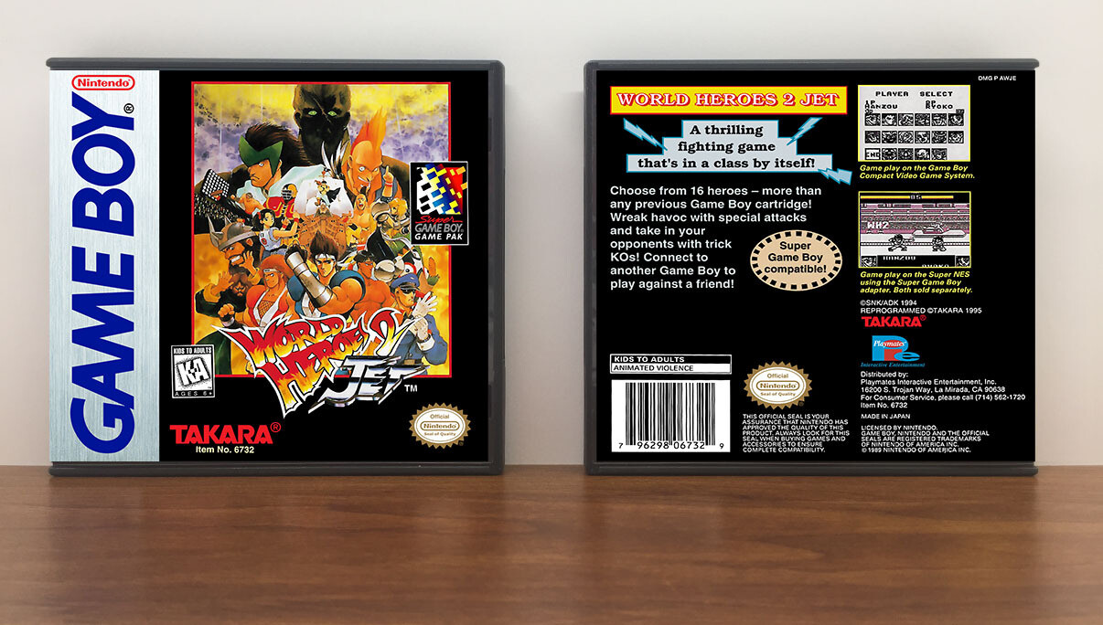 World Heroes 2 Jet, Artwork Spine Color: Chrome