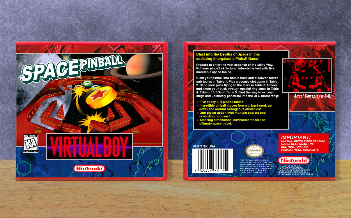 Space Pinball, Case Color: Red