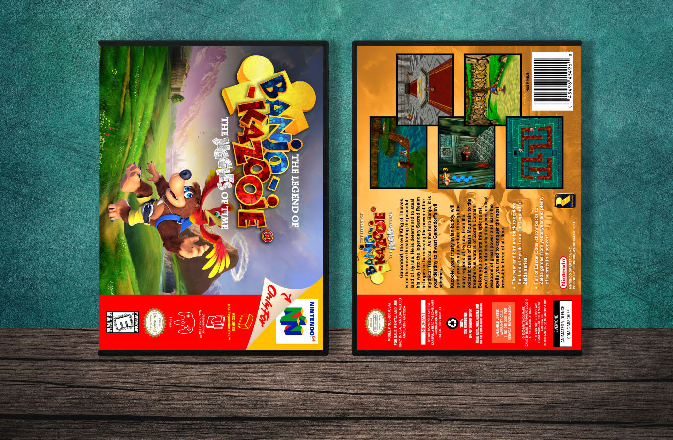 Banjo-Kazooie Jiggies of Time, Case Color: DARK GREY (OEM DS CASE COLOR)