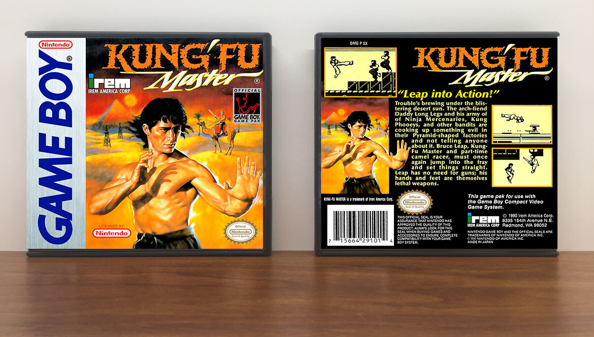 Kung Fu Master, Artwork Spine Color: Chrome