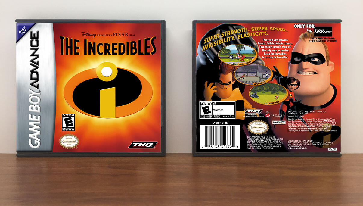 Incredibles, The, Artwork Spine Color: Chrome