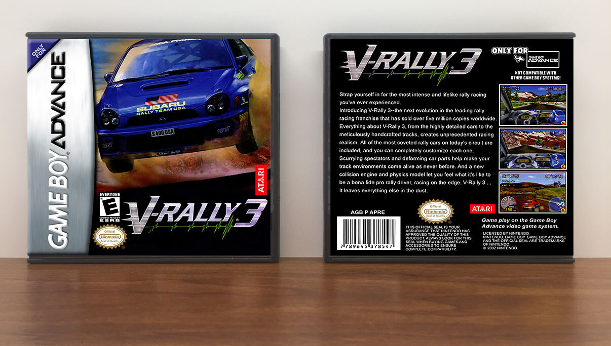 V-Rally 3, Artwork Spine Color: Chrome