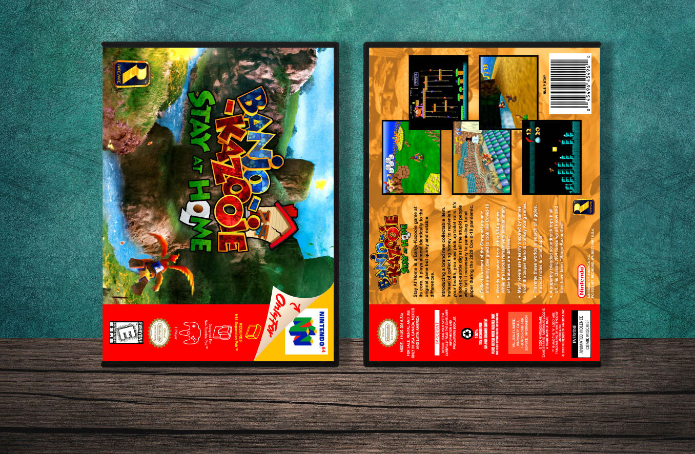 Banjo-Kazooie Stay at Home, Case Color: DARK GREY (OEM DS CASE COLOR)