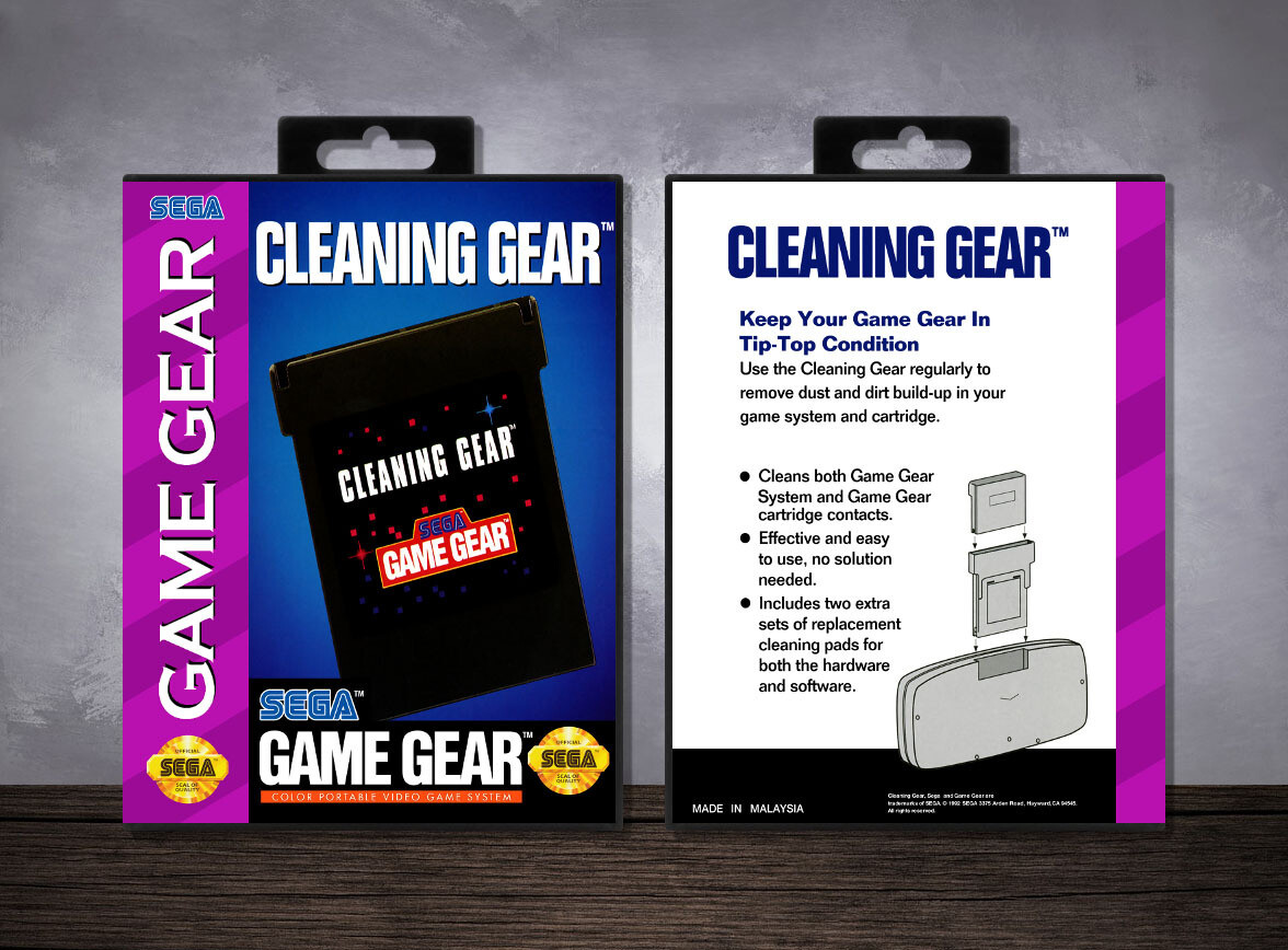 Cleaning Gear, Case Color: Black