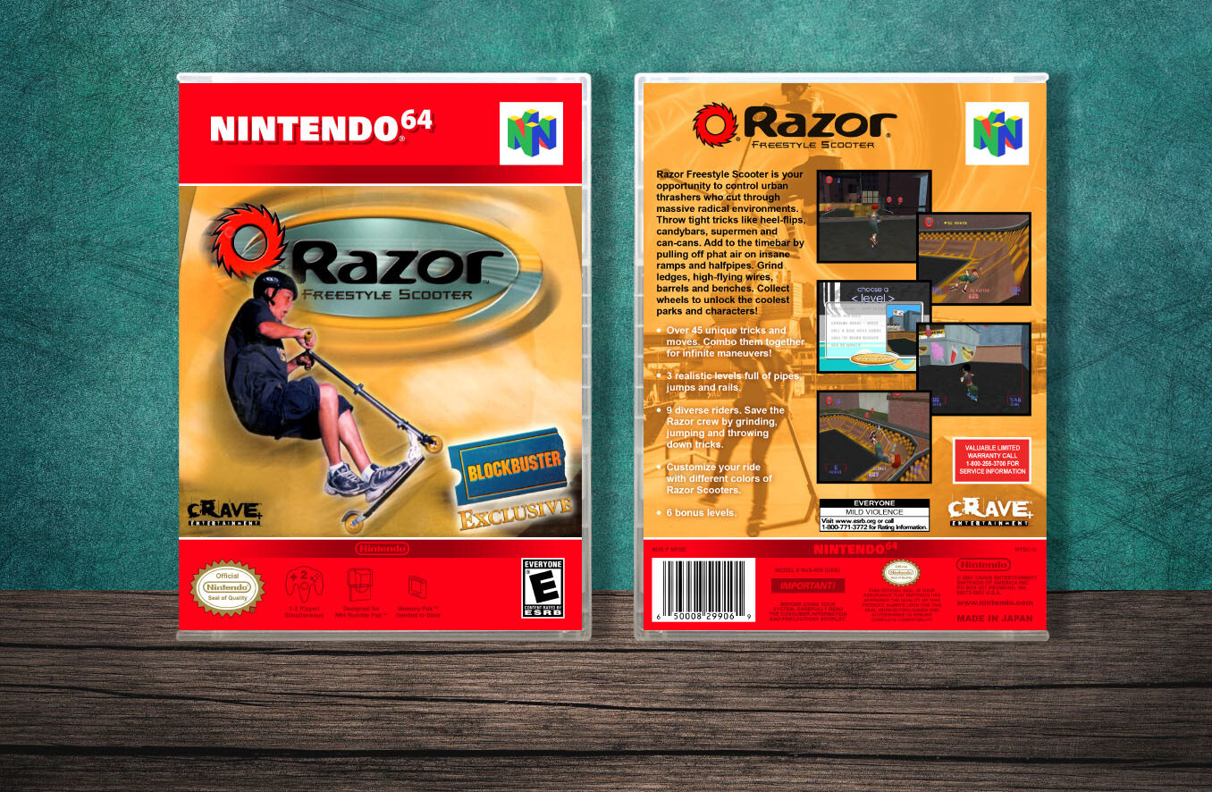 Razor Freestyle Scooter, Case Color: CLEAR (Transparent)
