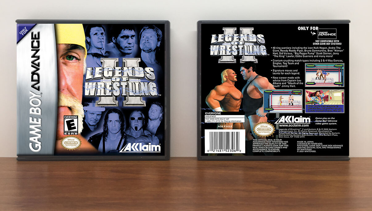 Legends of Wrestling 2, Artwork Spine Color: Chrome
