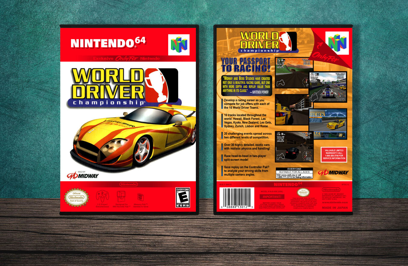 World Driver Championship, Case Color: DARK GREY (OEM DS CASE COLOR)