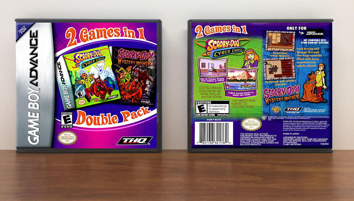 2-In-1 Double Pack - Scooby-Doo and the Cyber Chase / Scooby-Doo Mystery Mayhem, Artwork Spine Color: Chrome