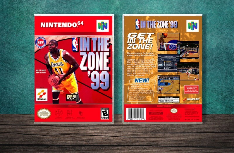 NBA In The Zone &#39;99, Case Color: CLEAR (Transparent)