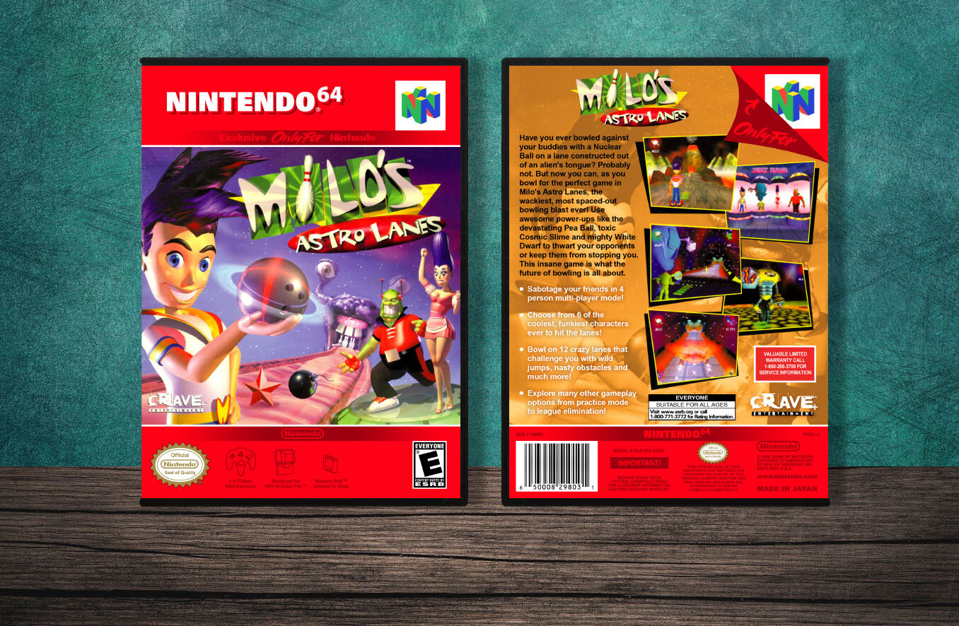 Milo&#39;s Astro Lanes, Case Color: DARK GREY (OEM DS CASE COLOR)