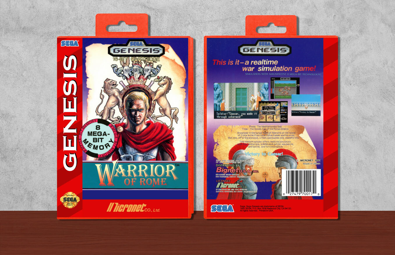 Warrior of Rome, Case Color: Red