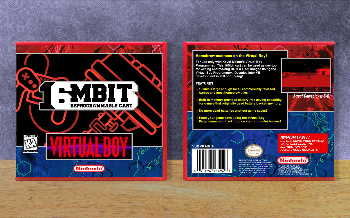 16 MBit Reprogrammable Cart, Case Color: Red