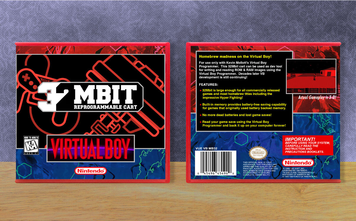 32 MBit Reprogrammable Cart, Case Color: Red