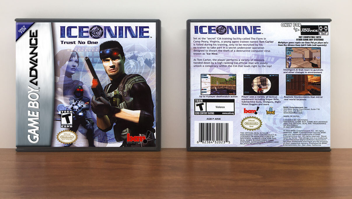 Ice Nine, Artwork Spine Color: Chrome