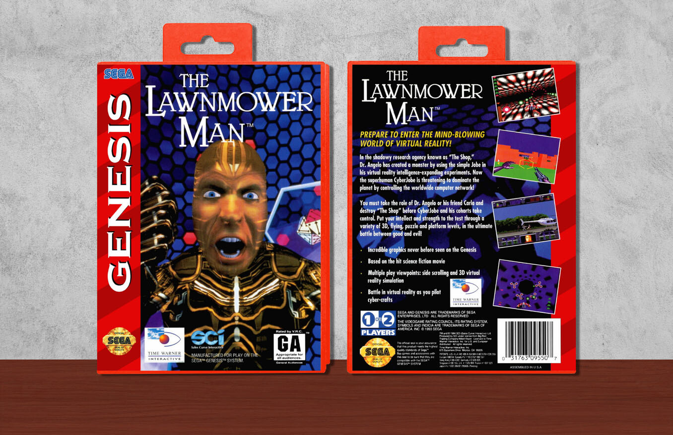 Lawnmower Man, The, Case Color: Red