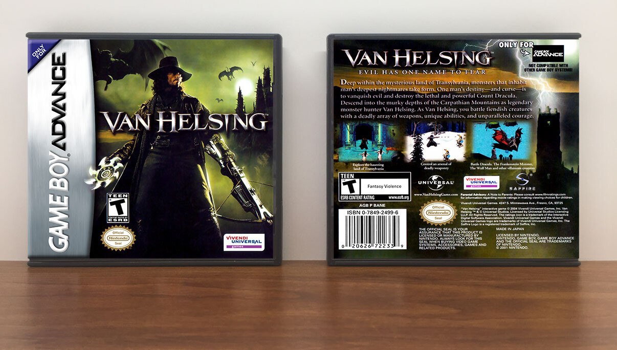 Van Helsing, Artwork Spine Color: Chrome