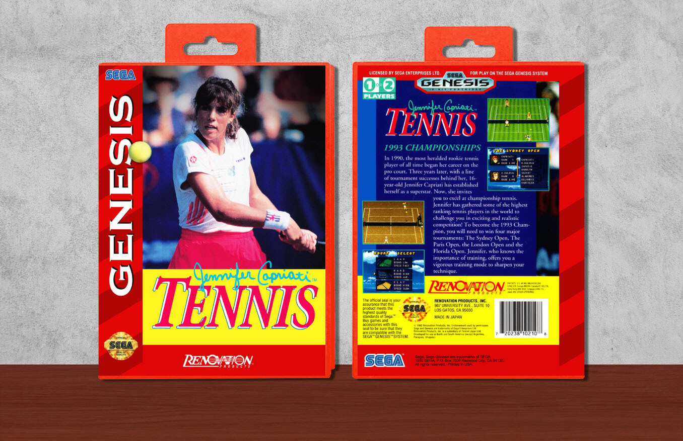 Jennifer Capriati Tennis, Case Color: Red