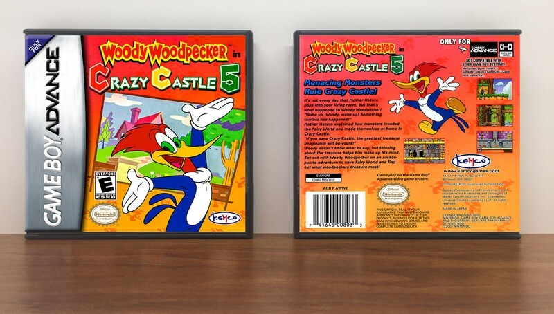 Woody Woodpecker Crazy Castle 5, Artwork Spine Color: Chrome