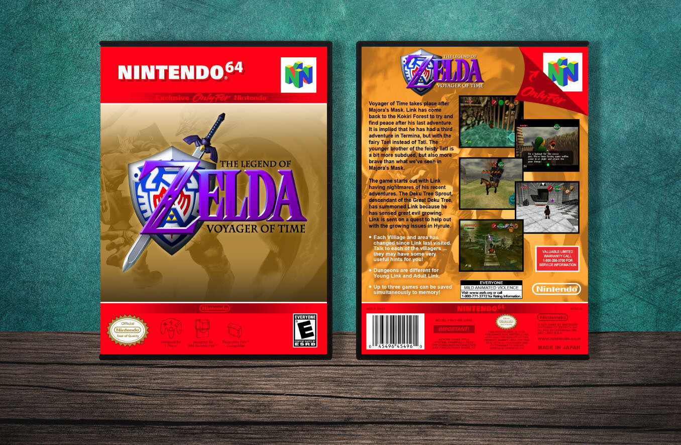 The Legend of Zelda Voyager of Time Nintendo 64 N64 Video Game 