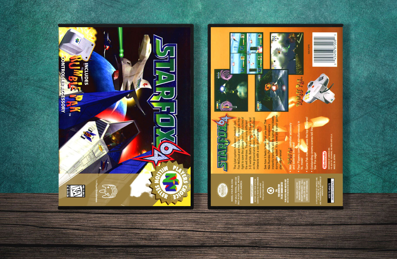 Star Fox 64 (PC), Case Color: DARK GREY (OEM DS CASE COLOR)