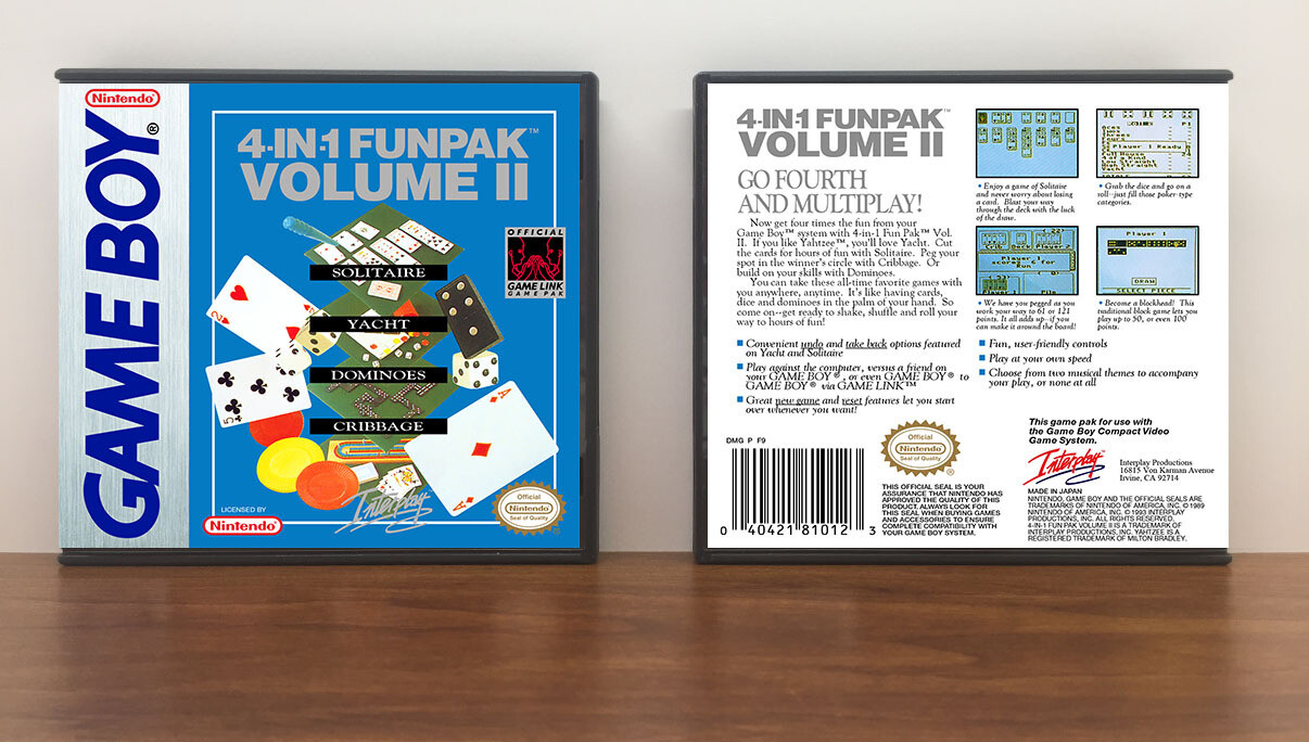 4-in-1 Fun Pak: Volume II, Artwork Spine Color: Chrome